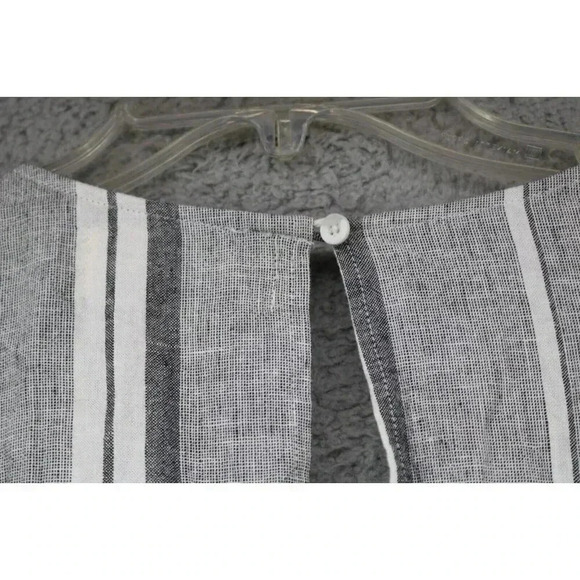 Cloth and Stone Anthropologie Linen Blend Wide Leg Jumpsuit-Size Small-Open Back - Picture 9 of 10